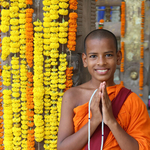 Smiling Monk, Bodh Gaya, India