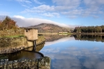 Tegg's Nose reflected in Ridgegate reservoir (1)