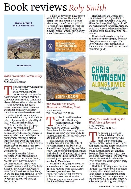 The Mourne and Cooley Mountains review, Outdoor Focus, August 2018