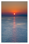 Sundown - Strait of Georgia - Leaving Vancouver