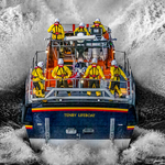 Dave Bolton-Bronze Medal-Prints-tenby Lifeboat mayday call