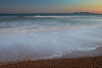 Incoming tide during Sunset at Bowleaze