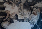 El Divino Señor, upper cloister walk testera mural, Resurrection