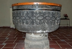 La Magdalena, baptismal font