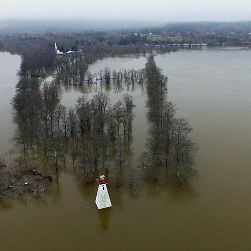 Oak Point Spring Flood 2018 New Brunswick Canada
