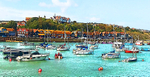 Scene at Folkestone Harbour