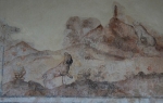 Convento mural, landscape with dogs