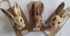 Hares head brooch/pin.