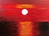 Sunset over the sea