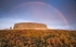 rainbow over an grianan