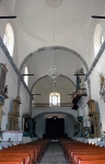 SS Pedro & Pablo, nave, barrel vault & choir loft