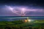 z3920 Approaching Storm, St Catherine's Lighthouse