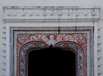 Façade portal, flat arch