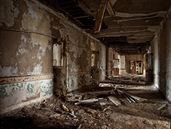 Abandoned Greystone Park Psychiatric Center | Another Ward Hallway