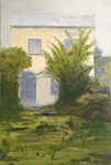Ghost House, Acrylic on Board, 20cm x 30cm