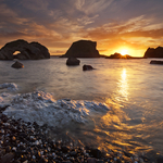 Seastacks and Sunset