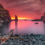 Portcoon Jetty at Sunset, Co Antrim