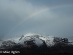  Vatnajokull and rainbow