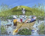 Can cows swim?