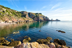 Beautiful still morning at Anstey's Cove and Long Quarry Point View