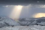 Snow showers, Cribyn Fawr
