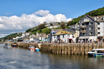 Clouds gather over Looe