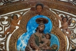 Choir loft relief, St. Joseph & Christ Child