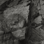 Shapes in cliff rock, Marloes Sands, Pembrokeshire, Wales