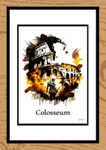 Colosseum Ink Paintings by Artist Paul Duddell 113-06-2025
