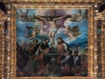 La Asunción de Nuestra Señora, high altar, top tier painting