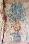 San Antonio, nave niche still life mural