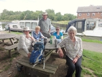 048 Lunchtime pose with seldom captured Group photographer