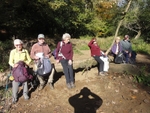 043 With our lunch perch on the sands of the Nidd bankside.
