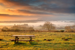 z3568 Misty Sunrise over Sandown Bay