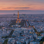 Paris Panorama at Dusk