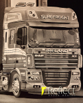 Reflect Glass Design Surefreight Lorry Mirror close up