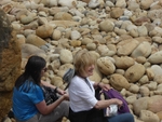 047  Just found our lunch spot on the beach Hayburn Wyke