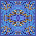 Blue mosaic 2