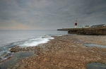 Moody Sunrise at Portland Bill