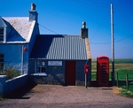 Tigharry Post Office, North Uist, Outer Hebrides, Scotland.