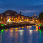 Ha'penny Bridge in the Blue Hour, Dublin