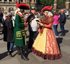 Russia St Petersburg People in costume