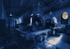 Moonlit Engine Shed