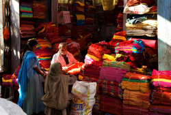 Fabric shop in Jodhpur market