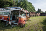 Trolley Graveyard | RTA Line Trolley