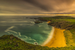 Sunrise at  Boyeeghter Bay, County Donegal, Ireland.