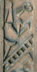 ex-Cemetery Cross, shaft Arma Christi