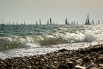 z3439 Round the Island Race, Gurnard Beach