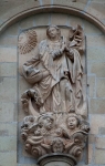 Façade gable relief, Virgin Immaculate