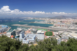 View from the Rock of Gibraltar towards Spain